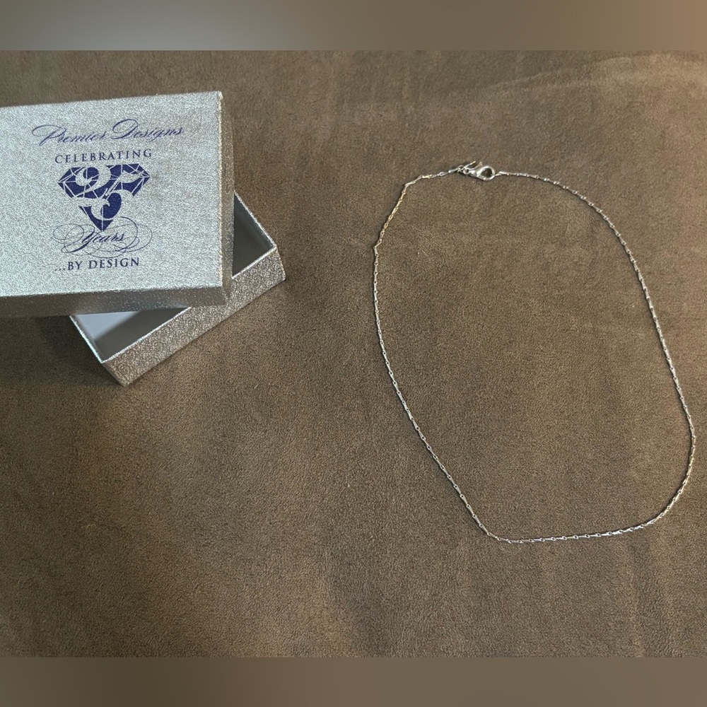Silver Necklace with Box